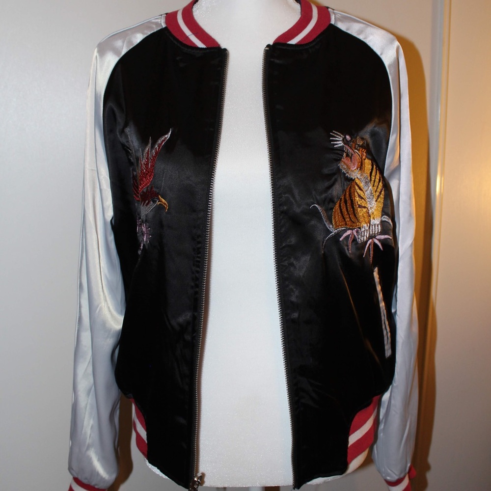 Japan Reversible Satin Bomber Jacket